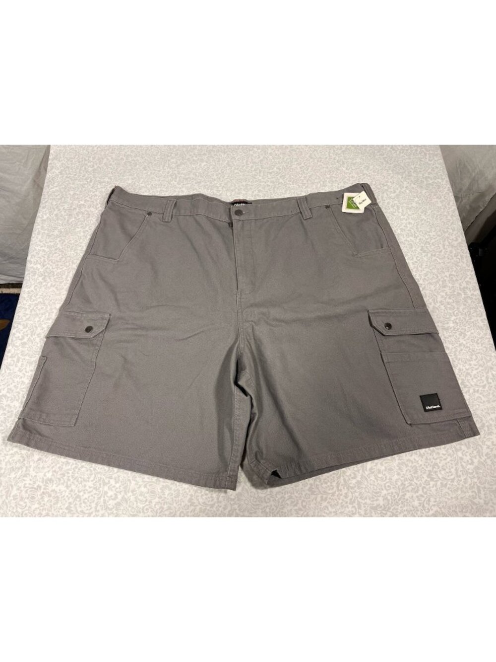 DieHard Cargo Carpenter Shorts Gray Size 50 Workwear Utility NWT